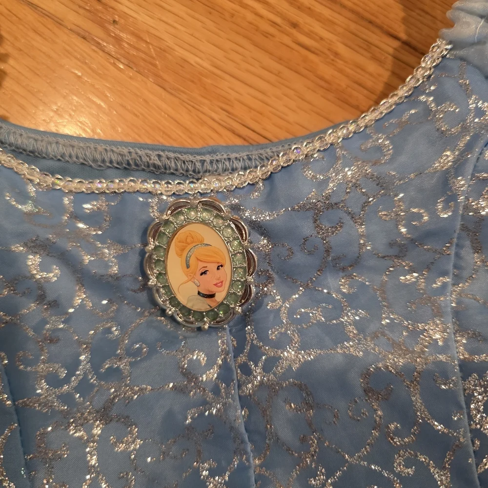 Disney Blue Cinderella Princess Dress Costume - Picture 3 of 3